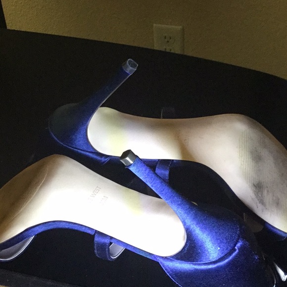 NINE WEST, Sandals (10 1/2) US. Sizes, blue ❤️ - Picture 4 of 5